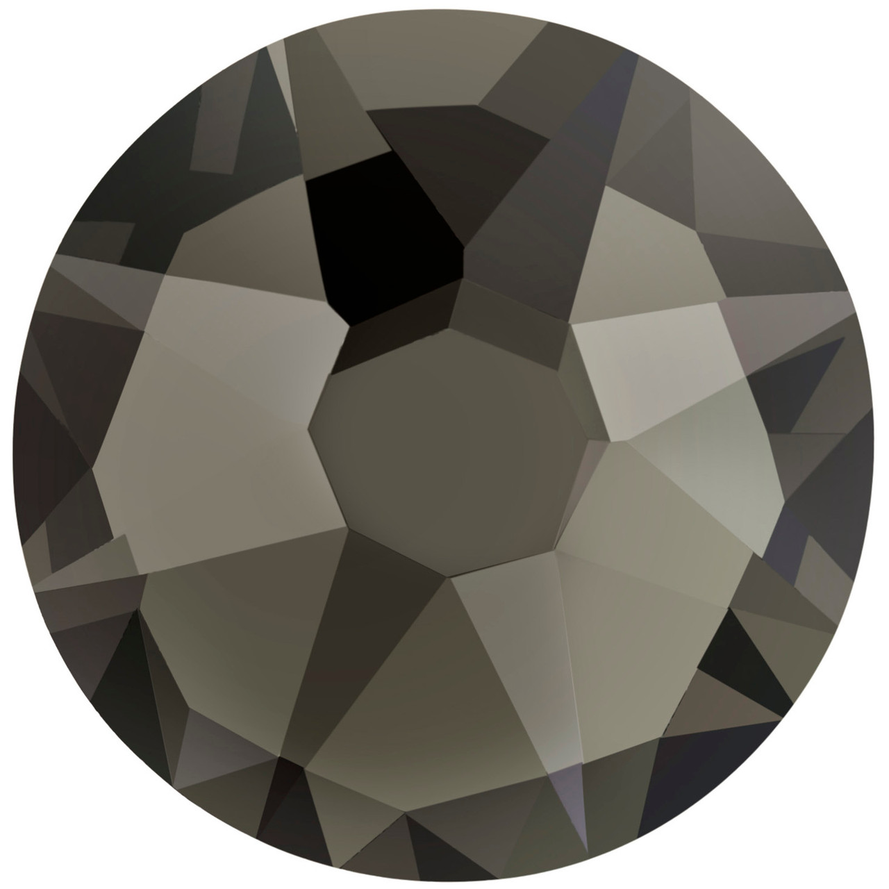 Starcut Crystal Flatback Rhinestones Black Diamond 30ss