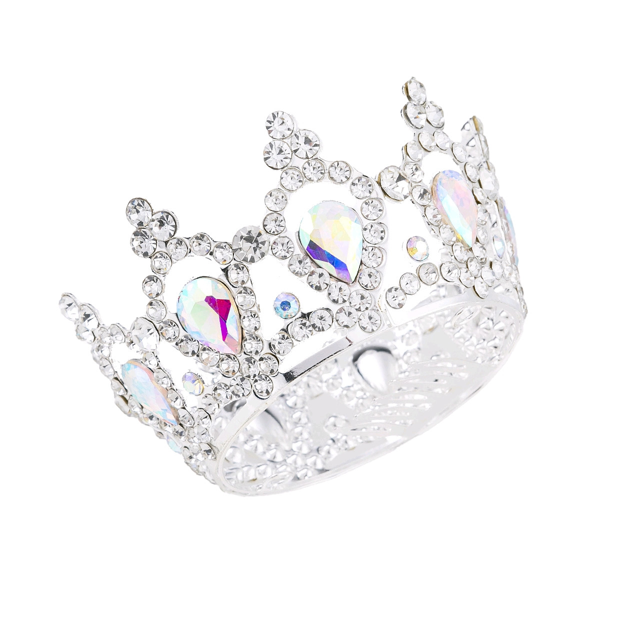 Crystal Avenue Haargummi Mit Perlen Und Strass, Silberfarben, Elastisch – Für Hochzeiten & Besondere Anlässe