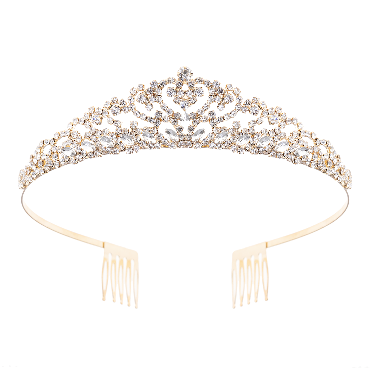 Crystal Avenue Tiara - 1.10 60762 Crystal/Gold