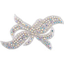 PriceLess Crystal Trim Applique #611 Crystal AB/Silver