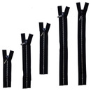 CLEARANCE Austrian Crystal Zipper Classic - Crystal/Black - Non-Separating