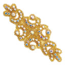 PriceLess Crystal Trim Applique #605 Crystal AB/Gold