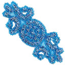 PriceLess Crystal Trim Applique #602 Light Sapphire
