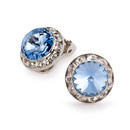 15mm Performance Earrings - Light Sapphire Clipped 15mm Performance Earrings - Light Sapphire Clipped