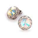 15mm Performance Earrings - Crystal AB Clipped