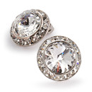20mm Performance Earrings - Crystal Clipped 20mm Performance Earrings - Crystal Clipped