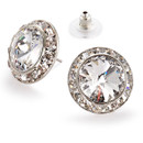 20mm Performance Earrings - Crystal Pierced 20mm Performance Earrings - Crystal Pierced