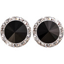 20mm Performance Earrings - Jet Pierced 20mm Performance Earrings - Jet Pierced