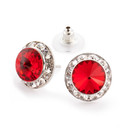 15mm Performance Earrings - Light Siam Pierced 15mm Performance Earrings - Light Siam Pierced