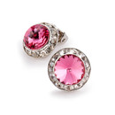 15mm Performance Earrings - Rose Clipped 15mm Performance Earrings - Rose Clipped