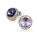 15mm Performance Earrings - Tanzanite Clipped
