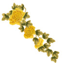 DIY Applique Embroidered 902 Golden Rod
