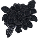 DIY Applique Sequin Embroidered 919 Black DIY Applique Sequin Embroidered 919 Black