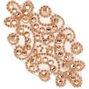 PriceLess Crystal Trim Applique Gel Backed 631 Light Peach PriceLess Crystal Trim Applique Gel Backed 631 Light Peach