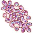 PriceLess Crystal Trim Applique Gel Backed 631 Rose PriceLess Crystal Trim Applique Gel Backed 631 Rose