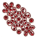 PriceLess Crystal Trim Applique Gel Backed 631 Siam PriceLess Crystal Trim Applique Gel Backed 631 Siam
