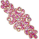 PriceLess Crystal Trim Applique Gel Backed 632 Light Siam PriceLess Crystal Trim Applique Gel Backed 632 Light Siam