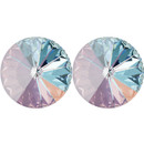 Starlight Crystal Earrings 14mm Simple Rivoli - Lavender DeLite Clipped Starlight Crystal Earrings 14mm Simple Rivoli - Lavender DeLite Clipped