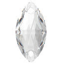 Preciosa Sew On Navette Crystal 18x9mm Preciosa Sew On Navette Crystal 18x9mm