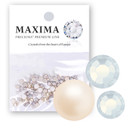 MAXIMA Crystals by Preciosa Mix Pack Nacre Cabochon Creamrose