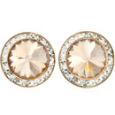 20mm Performance Earrings - Honey/Gold Pierced 20mm Performance Earrings - Honey/Gold Pierced