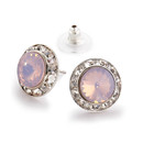 15mm Performance Earrings - Rose Water Opal Pierced
