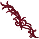DIY Applique - Burgundy Venus B DIY Applique - Burgundy Venus B