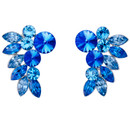 Starlight Crystal Jewelry™ Dance Sport Earring Sapphire/Light Sapphire Pierced Starlight Crystal Jewelry™ Dance Sport Earring Sapphire/Light Sapphire Pierced