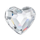 MAXIMA Crystals by Preciosa Flatback Shape Heart Crystal 6mm MAXIMA Crystals by Preciosa Flatback Shape Heart Crystal 6mm