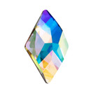 MAXIMA Crystals by Preciosa Flatback Shape Rhombus Crystal AB 10x6mm MAXIMA Crystals by Preciosa Flatback Shape Rhombus Crystal AB 10x6mm