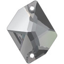 Starcut Crystal Sew On Cosmic Black Diamond 17x13mm