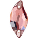 Starcut Crystal Sew On Leaf Burgundy 20x10mm Starcut Crystal Sew On Leaf Burgundy 20x10mm