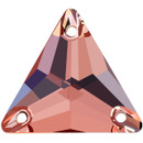 Starcut Crystal Sew On Triangle Burgundy 16mm Starcut Crystal Sew On Triangle Burgundy 16mm