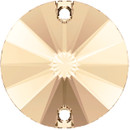 Starcut Crystal Sew On Rivoli Golden Shadow 14mm Starcut Crystal Sew On Rivoli Golden Shadow 14mm