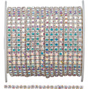 Priceless Crystal Metal Set Banding Crystal AB/Silver 1 Row Priceless Crystal Metal Set Banding Crystal AB/Silver 1 Row