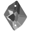 Starcut Crystal Sew On Cosmic Jet Hematite 17x13mm Starcut Crystal Sew On Cosmic Jet Hematite 17x13mm