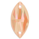 Starcut Crystal Sew On Navette Sunshine Delite 18x9mm Starcut Crystal Sew On Navette Sunshine Delite 18x9mm