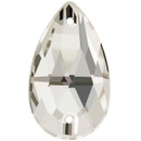 Starcut Crystal Sew On Pear Crystal Unfoiled 28x17mm Starcut Crystal Sew On Pear Crystal Unfoiled 28x17mm