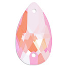 Starcut Crystal Sew On Pear Peach Delite 18x10.5mm Starcut Crystal Sew On Pear Peach Delite 18x10.5mm