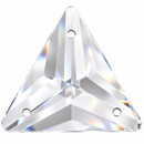Starcut Crystal Sew On Triangle Crystal Unfoiled 22mm