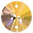 Starcut Crystal Sew On Rivoli Sunflower 14mm Starcut Crystal Sew On Rivoli Sunflower 14mm