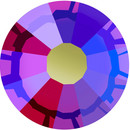 PriceLess Crystal Flatback Rhinestones Fuchsia AB 12ss