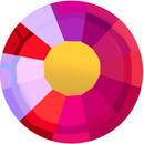 PriceLess Crystal Flatback Rhinestones Light Siam AB 16ss