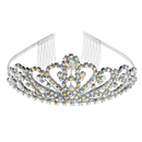 Crystal Avenue Tiara - 2" 60202 Crystal AB/Silver
