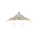 Crystal Avenue Tiara - 1.25" 60668 Crystal/Gold