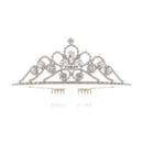 Crystal Avenue Tiara - 1.25" 60717 Crystal/Silver