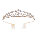 Crystal Avenue Tiara - 1.10" 60763 Crystal/Gold