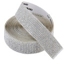 PriceLess Crystal Self Adhesive + Hotfix Banding Crystal 1" - 3 Yards PriceLess Crystal Self Adhesive + Hotfix Banding Crystal 1" - 3 Yards