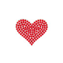 PriceLess Crystal Self Adhesive + Hotfix Heart Light Siam Small - 12 Pack PriceLess Crystal Self Adhesive + Hotfix Heart Light Siam Small - 12 Pack