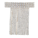 Crystal Avenue Hair Accessory 72056 - Tassle Barrette 2.4 inch Crystal/Gold
